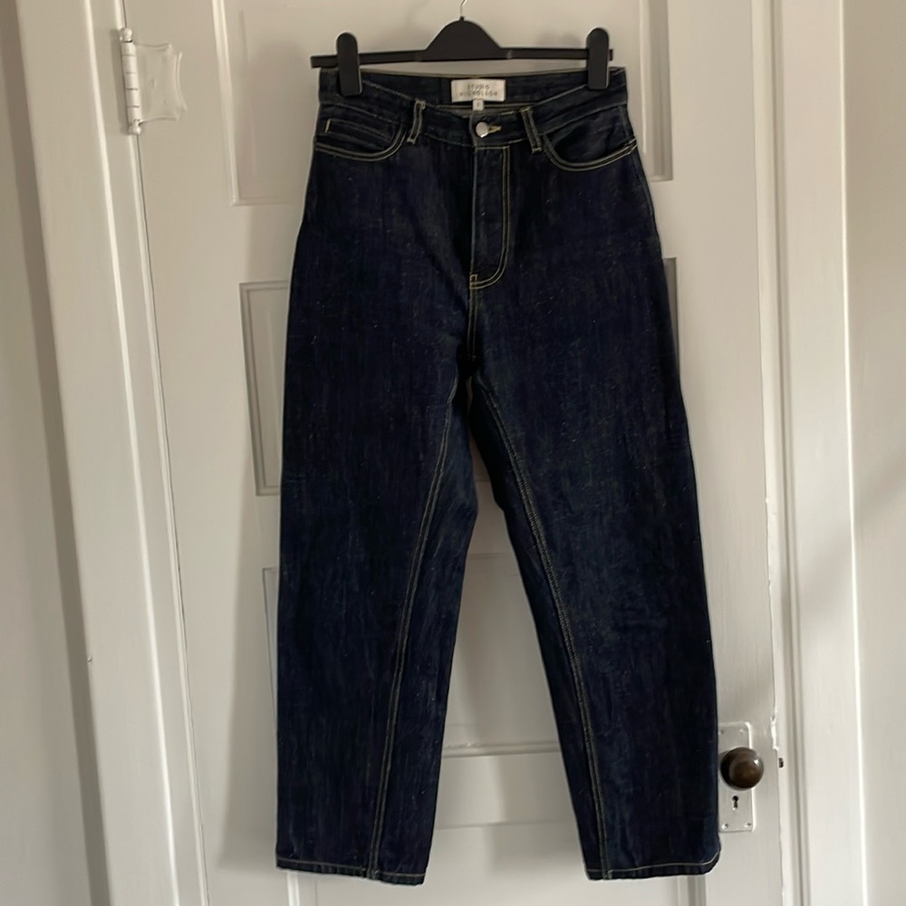 Studio Nicholson Ruthe jeans dark blue selvedge denim wash